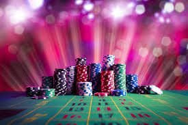 Ilustrasi permainan slot online berwarna-warni di mega88